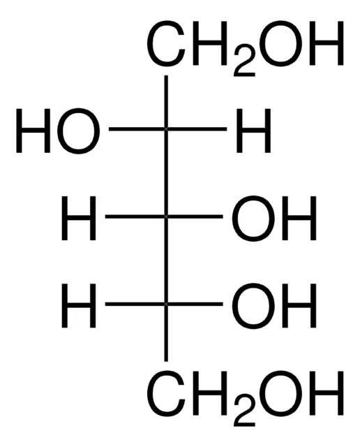 D-arabinitol structure, CAS 488-82-4
