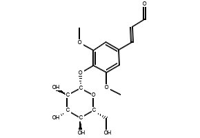 Sinapaldehyde structure, CAS 20649-43-8