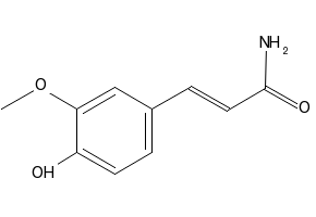 Ferulamide structure, CAS 61012-31-5