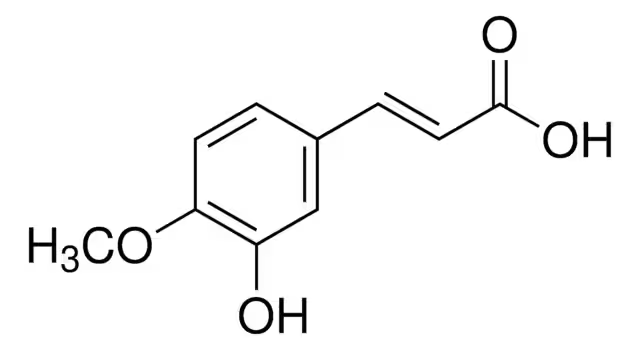 Isoferulicacid structure, CAS 25522-33-2