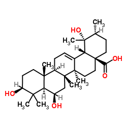 Uncaricacid structure, CAS 123135-05-7