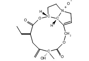 SeneciphyllineN-oxide structure, CAS 38710-26-8