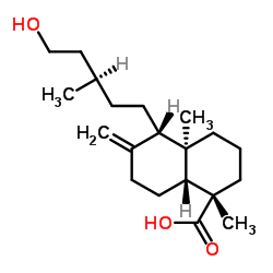Imbricatolicacid structure, CAS 6832-60-6