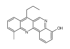 11-Methyl-7-propyldibenzo[b,h][1,6]naphthyridin-4-ol structure, CAS 189568-67-0