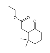 Ethyl2-(2,2-dimethyl-6-oxocyclohexyl)acetate structure, CAS 149208-09-3