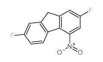 2,7-Difluoro-4-nitro-9H-fluorene structure, CAS 1785-06-4