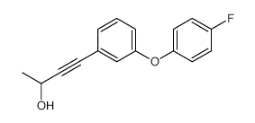 4-(3-(4-Fluorophenoxy)phenyl)but-3-yn-2-ol structure, CAS 188534-03-4