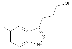 5-Fluoro-3-(3-(piperazin-1-yl)propyl)-1H-indole structure, CAS 163860-25-1