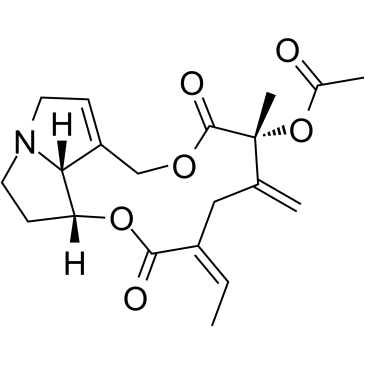 Seneciphyllinine structure, CAS 90341-45-0