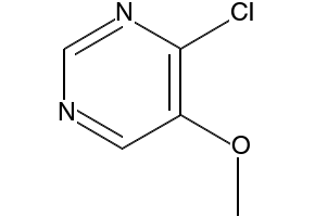 4-Chloro-5-methoxypyrimidine structure, CAS 695-85-2