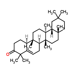 Glutinone structure, CAS 508-09-8