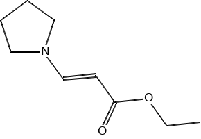 (E)-3-(pyrrolidin-1-yl)acrylonitrile structure, CAS 23220-68-0