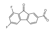 1,3-Difluoro-7-nitro-9H-fluoren-9-one structure, CAS 2841-32-9