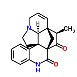 Meloscandonine structure, CAS 28645-27-4