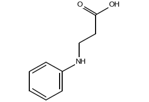 3-(Phenylamino)propanoic acid structure, CAS 5652-38-0