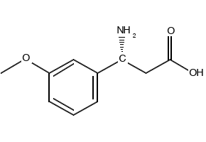 3-((3-Methoxyphenyl)amino)propanoic acid structure, CAS 3334-67-6