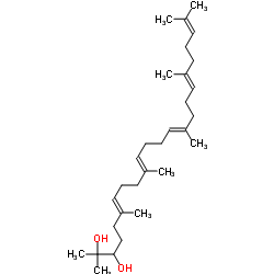 Squalene-2,3-diol structure, CAS 14031-37-9