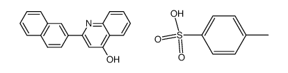 4-Hydroxy-2-(naphthalen-2-yl)quinolin-1-ium4-methylbenzenesulfonate structure, CAS 194919-89-6