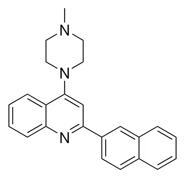 2-(Naphthalen-2-yl)quinolin-4-yl4-methylbenzenesulfonate structure, CAS 194919-91-0