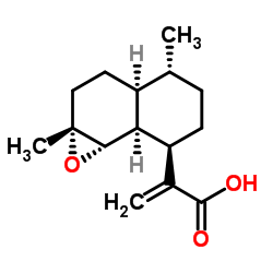 4,5-Epoxyartemisinicacid structure, CAS 92466-31-4