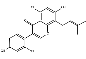 2,3-Dehydrokievitone structure, CAS 74161-25-4