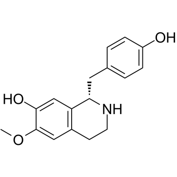 Coclaurine structure, CAS 486-39-5
