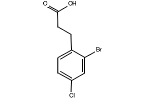 2-(4-Chlorophenyl)-3-(furan-2-yl)propanoic acid structure, CAS 3459-56-1