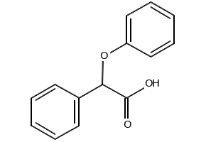 2-Phenoxy-2-phenylacetic acid structure, CAS 3117-38-2