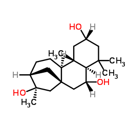 2,6,16-Kauranetriol structure, CAS 41530-90-9