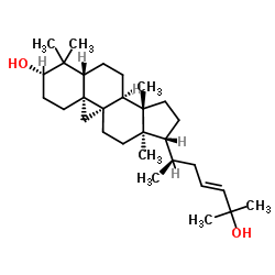 Cycloart-23-ene-3,25-diol structure, CAS 14599-48-5