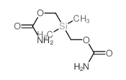 (Dimethylsilanediyl)bis(methylene) dicarbamate structure, CAS 3124-55-8