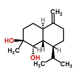 10(14)-Cadinene-4,5-diol structure, CAS 672336-50-4