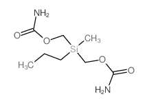 (Methyl(propyl)silanediyl)bis(methylene) dicarbamate structure, CAS 3124-51-4