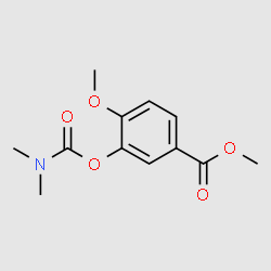 Methyl3-((dimethylcarbamoyl)oxy)-4-methoxybenzoate structure, CAS 204633-18-1