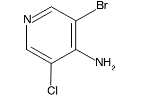 3-Bromo-5-chloropyridin-4-amine structure, CAS 159783-78-5