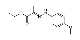 (E)-Ethyl2-(2-(4-methoxyphenyl)hydrazono)propanoate structure, CAS 4792-57-8