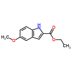 Ethyl5-methoxy-1H-indole-2-carboxylate structure, CAS 4792-58-9