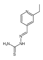 2-((2-Ethylpyridin-4-yl)methylene)hydrazinecarbothioamide structure, CAS 3608-79-5