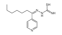 2-(1-(Pyridin-4-yl)heptylidene)hydrazinecarbothioamide structure, CAS 3608-80-8