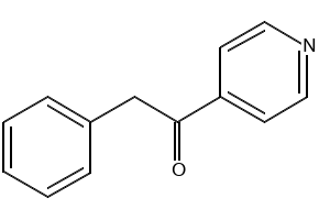 2-Phenyl-1-(pyridin-4-yl)ethanone structure, CAS 1017-24-9