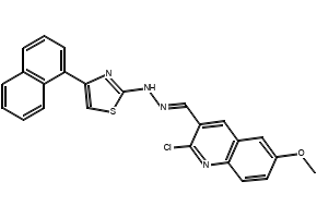 2-((6-Methoxyquinolin-4-yl)methylene)hydrazinecarbothioamide structure, CAS 3652-08-2