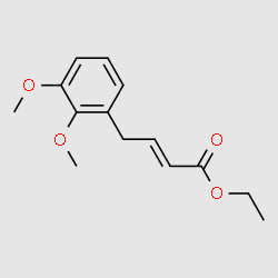 (E)-Ethyl4-(2,3-dimethoxyphenyl)but-2-enoate structure, CAS 220293-98-1