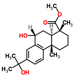 Methyl7,15-dihydroxydehydroabietate structure, CAS 155205-65-5