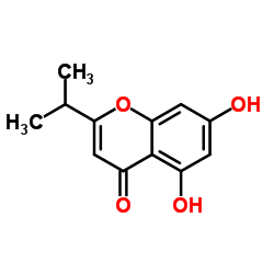 5,7-Dihydroxy-2-isopropylchromone structure, CAS 96552-59-9