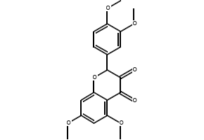 3-Hydroxy-5,7-dimethoxy-3',4'-methylenedioxyflavan structure, CAS 162602-04-2