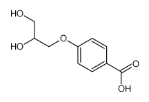 4-(2,3-Dihydroxypropoxy)benzoic acid structure, CAS 4180-57-8