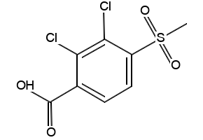 4-(2,3-Dibromopropoxy)benzoic acid structure, CAS 4257-04-9