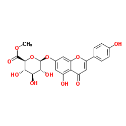 Apigenin7-O-methylglucuronide structure, CAS 53538-13-9