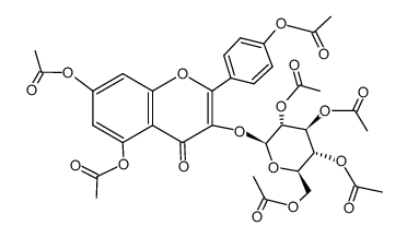Astragalinheptaacetate structure, CAS 2636-51-3