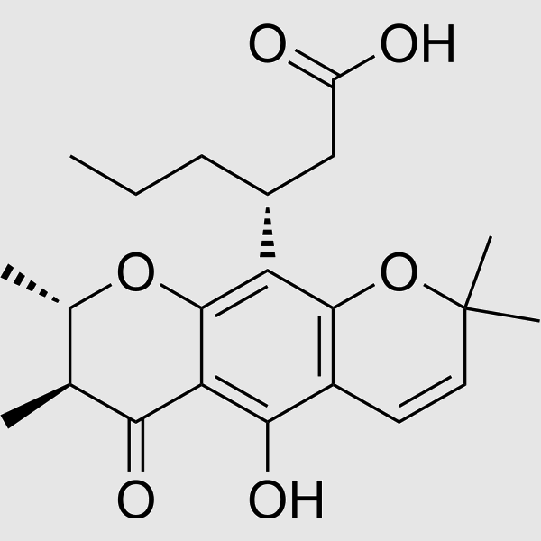 Isoapetalicacid structure, CAS 34366-34-2